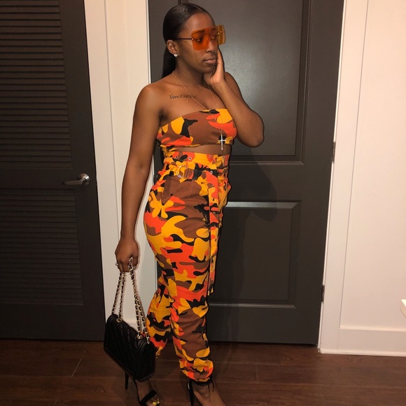 2 piece camo set with belt - Picture 1 of 1